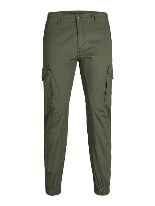 Se Jack & Jones Junior Bukser 'JJIPaul JJFlake'  oliven hos About You