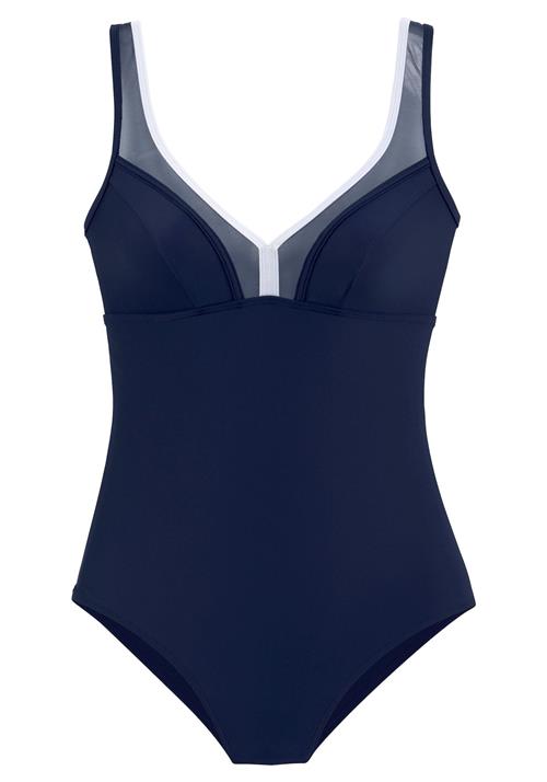 LASCANA Badedragt  navy / hvid