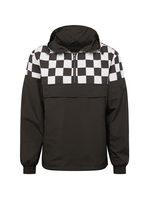 Urban Classics Overgangsjakke  sort / hvid