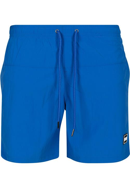 Urban Classics Badeshorts  koboltbl&#229;t / sort / hvid