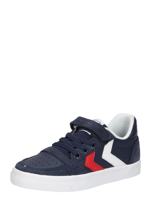 Se Hummel Sneakers 'Slimmer Stadil'  mørkeblå / rød / hvid hos About You