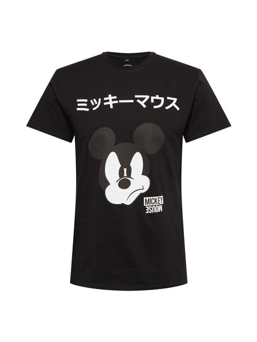 Mister Tee Bluser & t-shirts 'Mickey Japanese'  basalgrå / sort / hvid