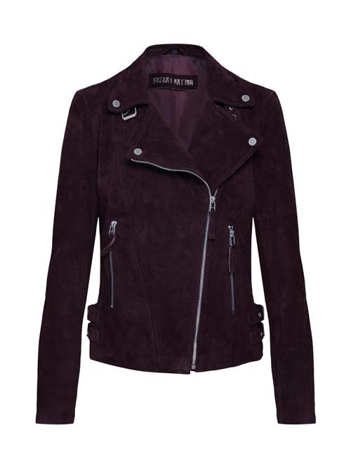 FREAKY NATION Overgangsjakke 'Taxi Driver'  kirsebærsrød