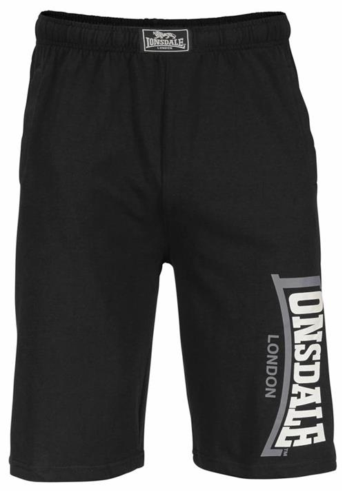 LONSDALE Bukser 'Jam'  sort / hvid
