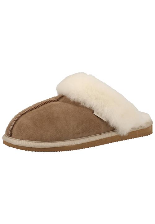 SHEPHERD Hjemmesko 'Jessica'  greige / uldhvid