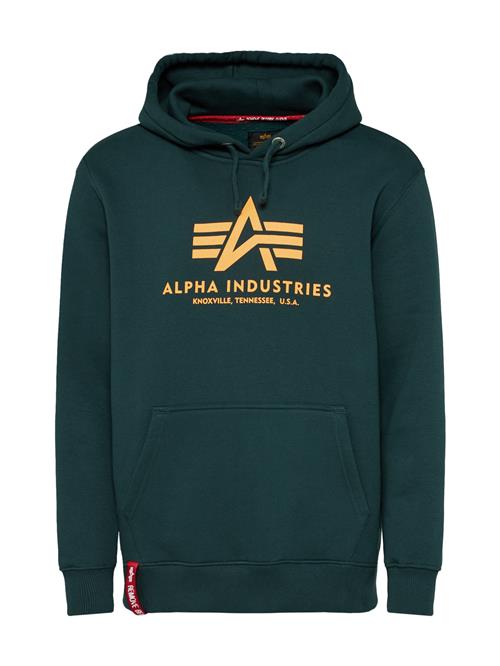 ALPHA INDUSTRIES Sweatshirt  gran / mandarin / rød / hvid