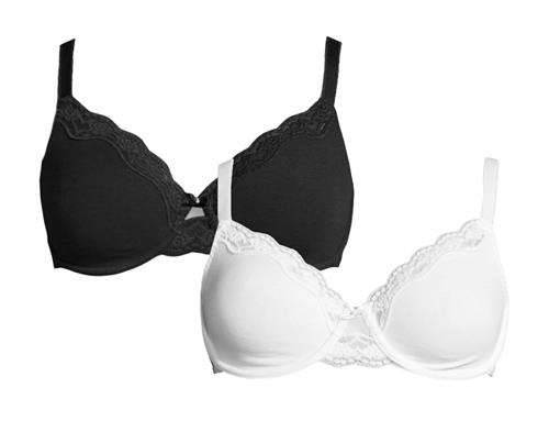Se PETITE FLEUR BH  sort / hvid hos About You