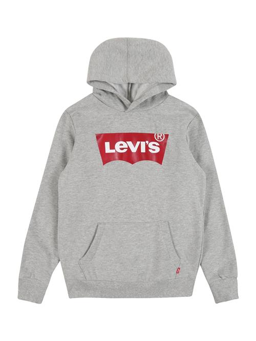 Se Levi's Kids Sweatshirt 'Batwing'  grå-meleret / rød / hvid hos About You