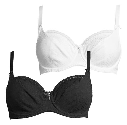Se PETITE FLEUR BH  sort / hvid hos About You