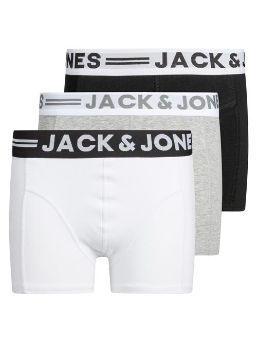 Jack & Jones Junior Underbukser  grå-meleret / sort / hvid
