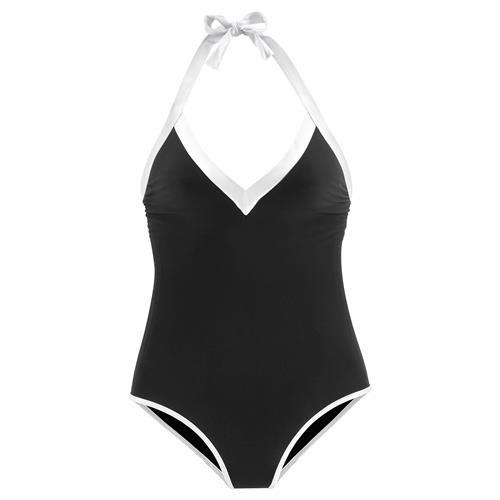 LASCANA Badedragt  sort / hvid