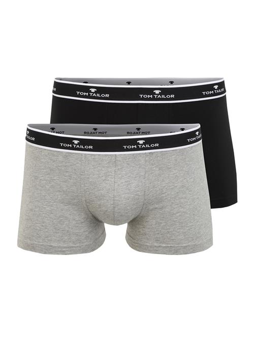TOM TAILOR Boksershorts  grå-meleret / sort