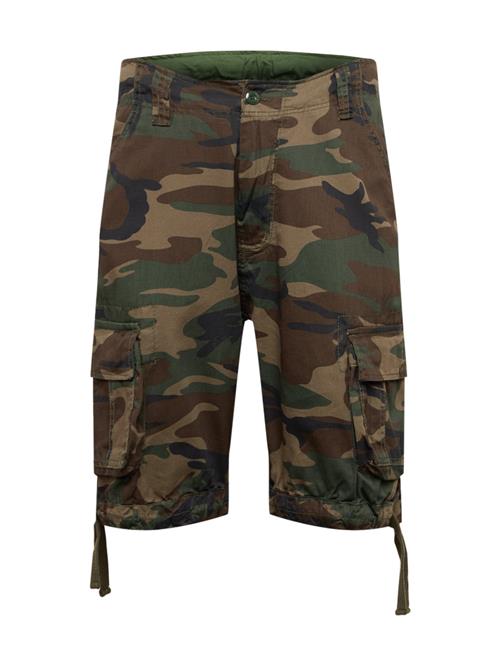 Brandit Cargobukser  brokade / lysebrun / græsgrøn / sort