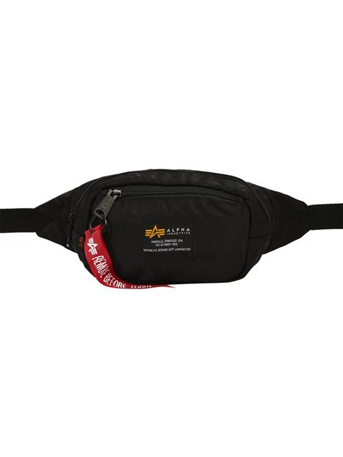 ALPHA INDUSTRIES Bæltetaske  orange / mørkerød / sort / hvid