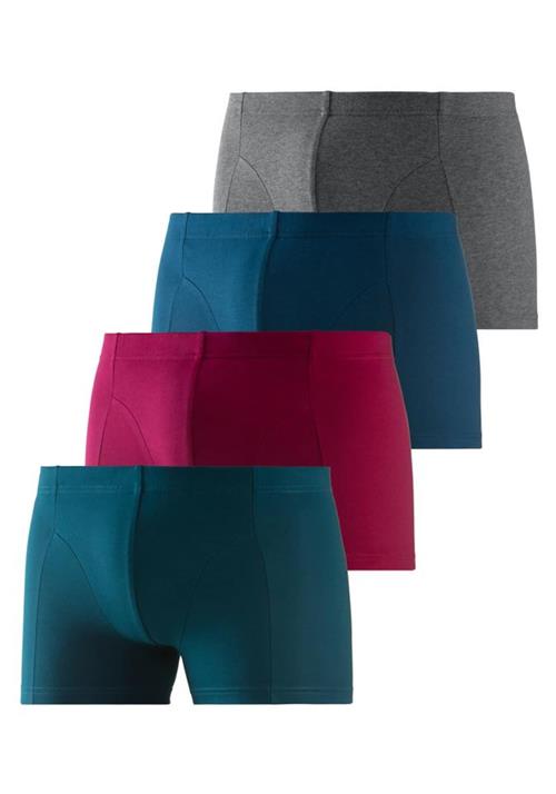 BENCH Boksershorts  blå / grå / petroleum / mørk pink