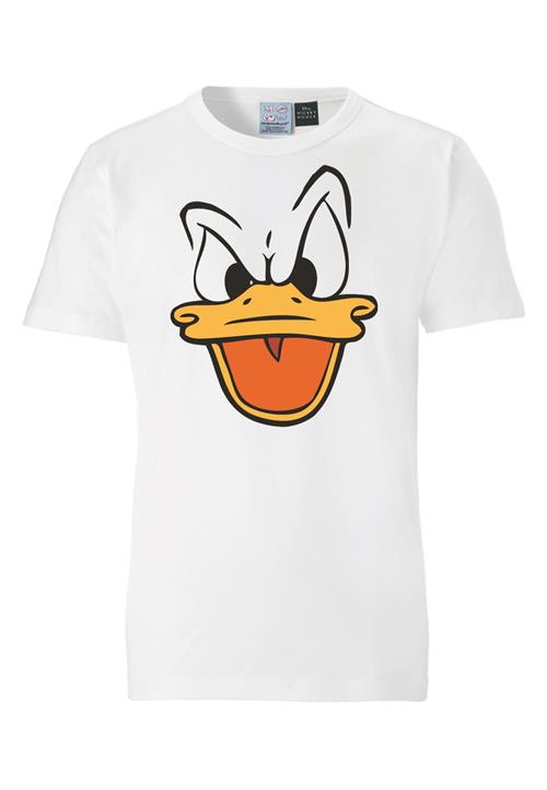 LOGOSHIRT Bluser & t-shirts 'Donald Duck'  curry / orange / hvid