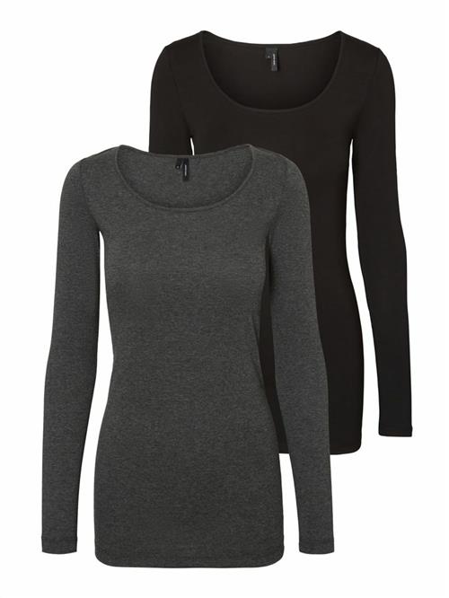 VERO MODA Shirts  mudderfarvet / sort