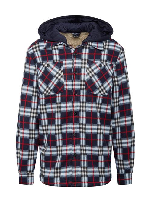 Urban Classics Overgangsjakke  navy / mørkerød / hvid