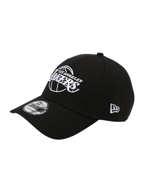 NEW ERA Hætte 'NBA League Essential 9Forty'  sort / hvid