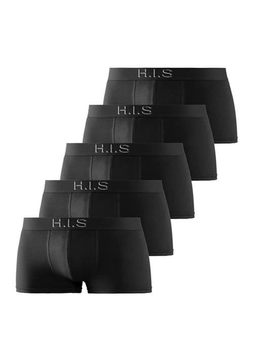 H.I.S Boksershorts  lysegrå / sort