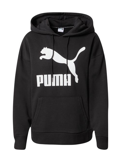 PUMA Sportsweatshirt 'Classics'  sort / hvid
