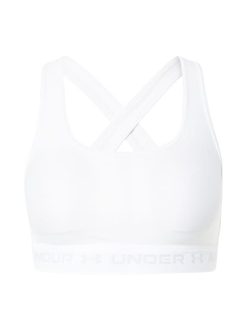 UNDER ARMOUR Sports-BH  grå / hvid