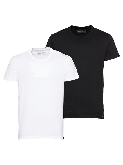 Lee Bluser & t-shirts 'TWIN PACK CREW'  sort / hvid