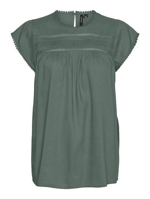 VERO MODA Bluse 'Debbie'  mørkegrøn