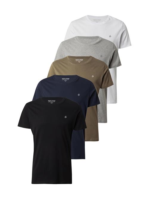 JACK & JONES Bluser & t-shirts  mørkeblå / grå-meleret / khaki / sort / hvid