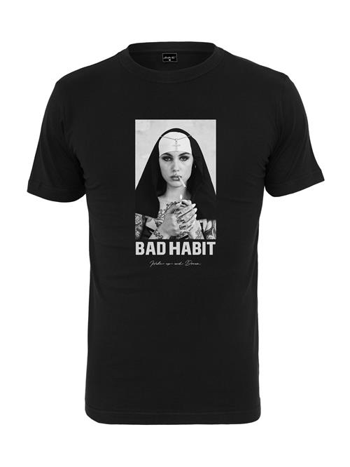 Mister Tee Bluser & t-shirts 'Bad Habit'  grå-meleret / sort / hvid