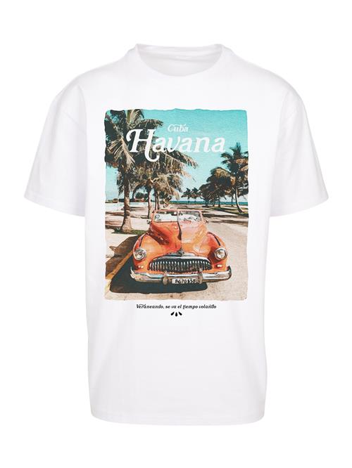 Mister Tee Bluser & t-shirts 'Havana Vibe'  cappuccino / oliven / jade / hvid