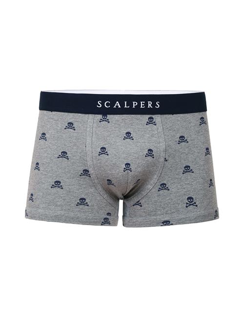Scalpers Boksershorts  navy / grå-meleret
