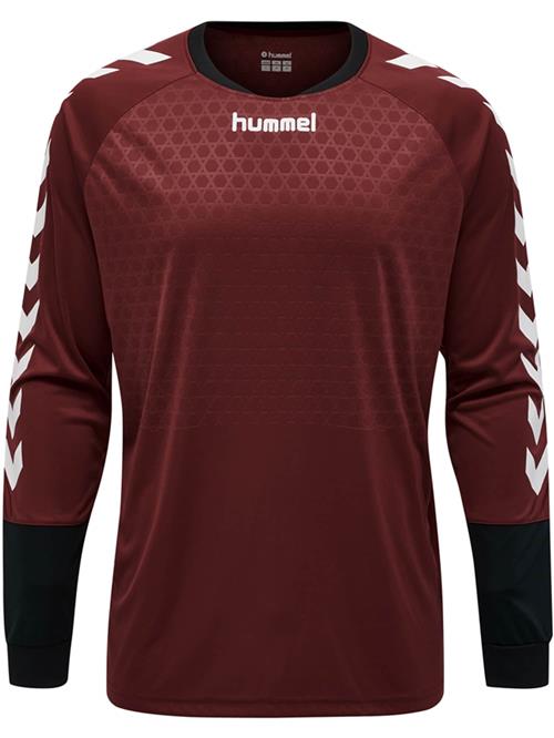 Hummel Fodboldtrøje 'Essential'  kirsebærsrød / sort / hvid
