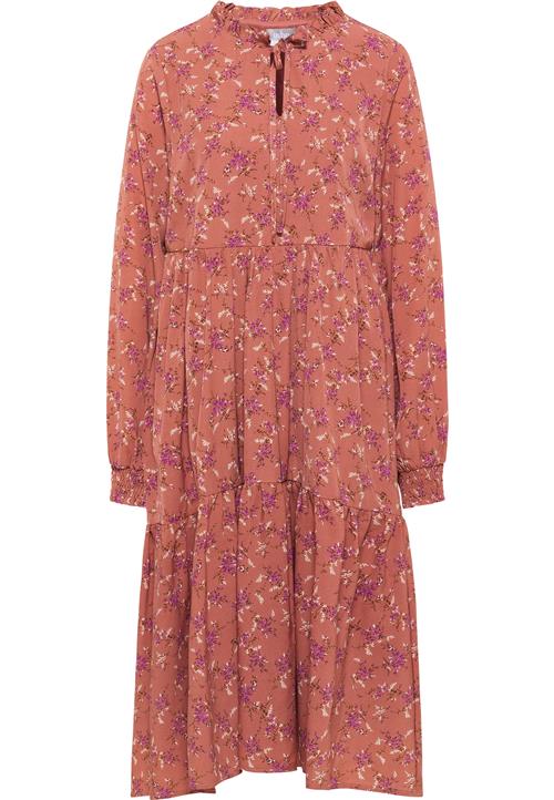 Usha Kjole  mørkebrun / orkidee / mørkelilla / gammelrosa / hvid