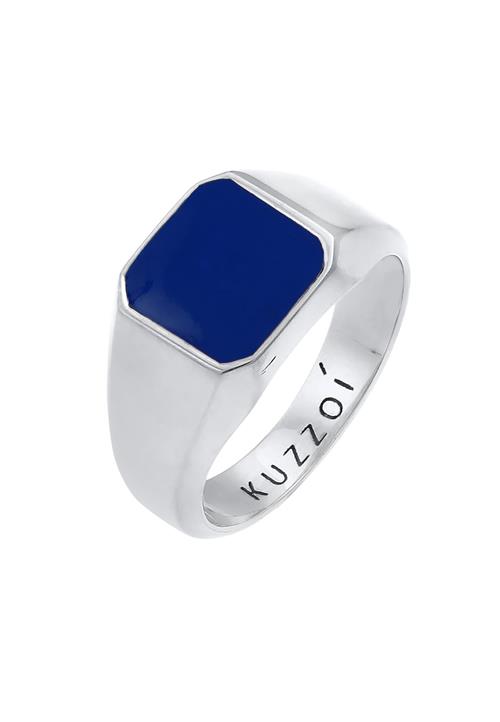 KUZZOI Ring  mørkeblå / sølv
