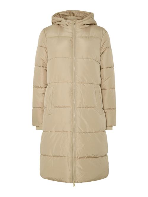 PIECES Vinterfrakke 'Bee'  lysebeige