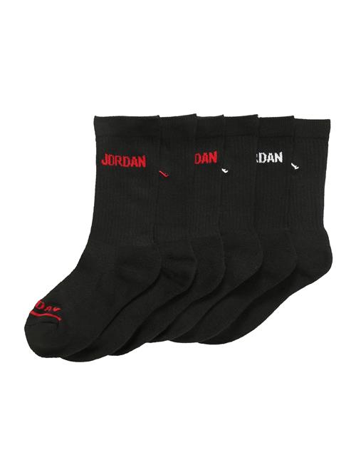 Jordan Sokker  rød / sort / hvid