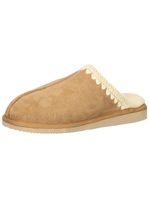 SHEPHERD Hjemmesko  creme / camel