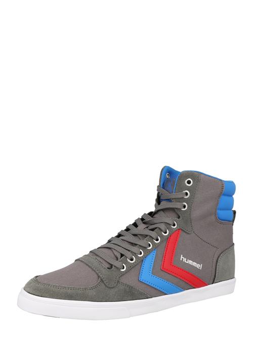 Hummel Sneaker high 'Slimmer Stadil'  blå / grå / mørkegrå / rød
