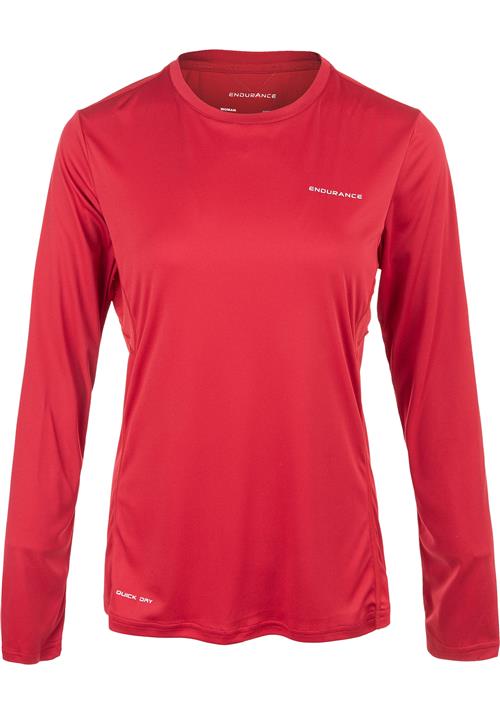 ENDURANCE Funktionsbluse 'Milly'  lys rød / hvid