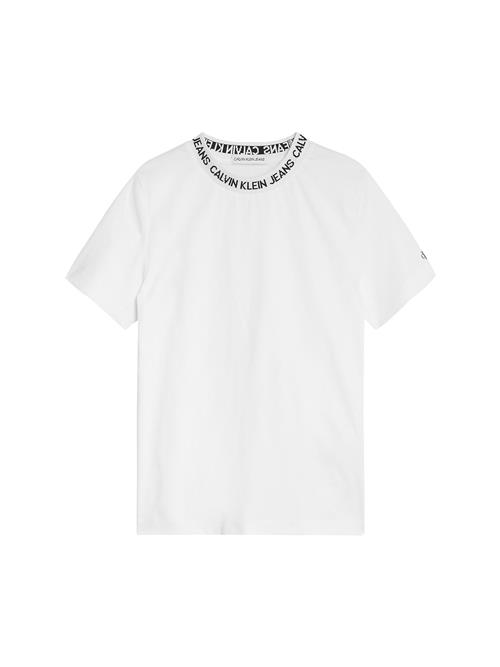 Calvin Klein Jeans Shirts 'Intarsia'  sort / hvid