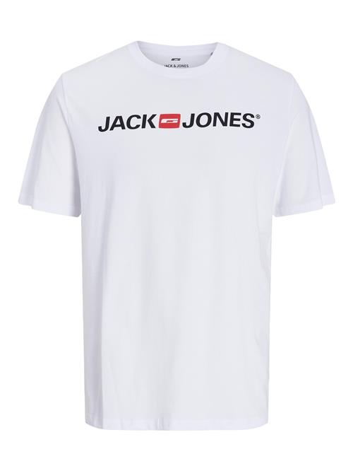 JACK & JONES Bluser & t-shirts 'Essentials'  cranberry / sort / hvid