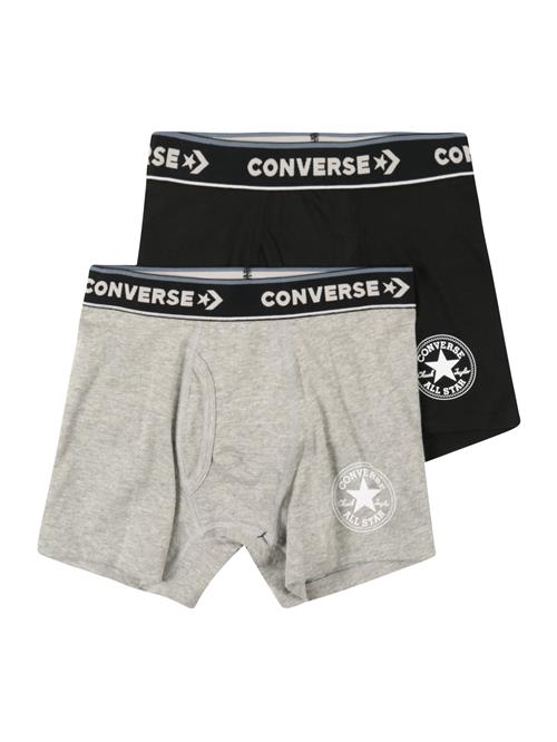 CONVERSE Underbukser  grå-meleret / sort / hvid