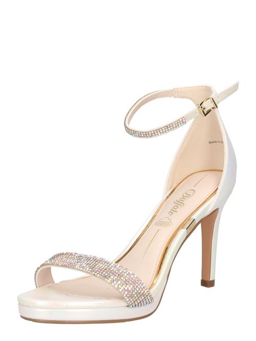 Se BUFFALO Slingpumps 'Monroe'  sølv / hvid ved About You