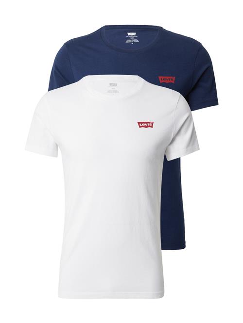 LEVI'S ® Bluser & t-shirts 'Graphic Crewneck Tee - 2 Pack'  mørkeblå / rød / hvid
