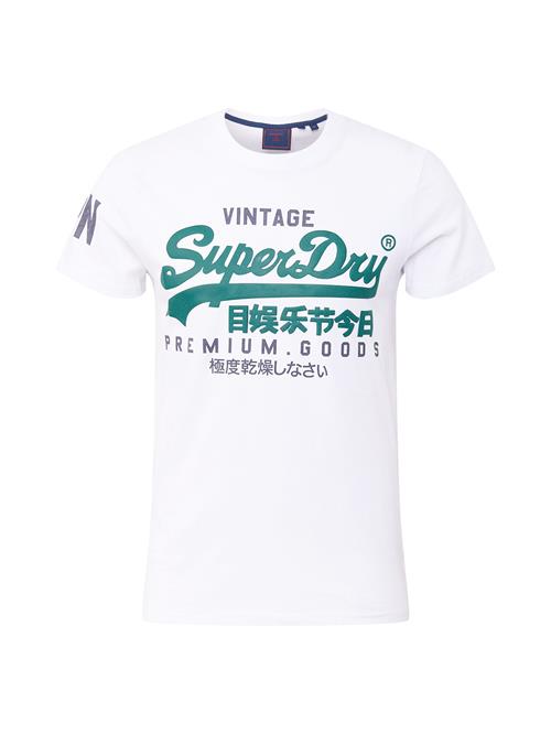 Superdry Bluser & t-shirts  mørkeblå / petroleum / hvid