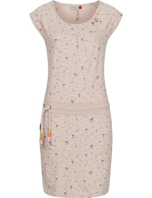 Ragwear Sommerkjole 'Penelope'  beige / antracit / rød