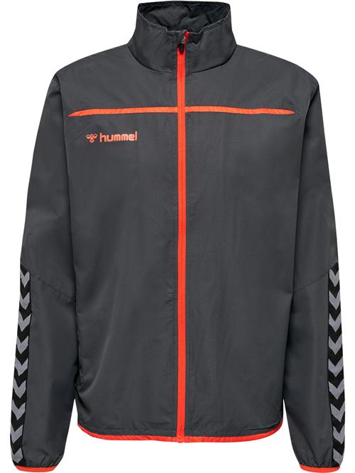 Hummel Træningsjakke 'Authentic'  antracit / lysegrå / orange