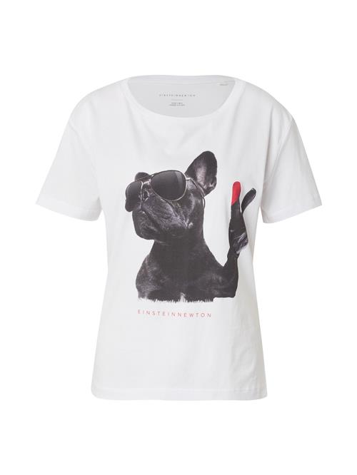 EINSTEIN & NEWTON Shirts 'Peace Dog'  rød / sort / hvid