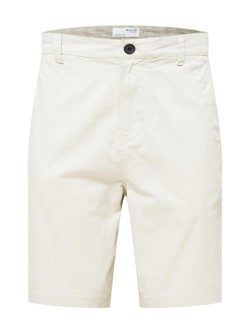 SELECTED Lærredsbukser  offwhite